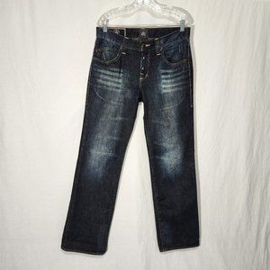 Rock & Republic Neil Relaxed Fit Straight Leg Mid Rise Jeans Size 33X32 LIKE NEW